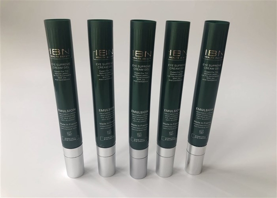 Plastic Lip Gloss Containers Zinc Ally Diameter 19mm Dark Green Color End Open 20ml For Concealer