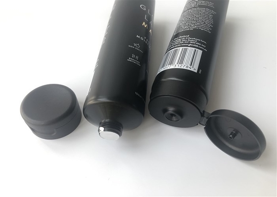 100ml Small Lotion Bottle Black Glow Lab Man Facial Cleanser With Frosted Flip