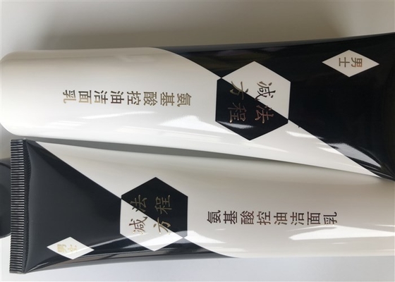 100g Plastic Lotion Tubes Men Amino Acid Oil Control Cleanser Hot Stamping Gold