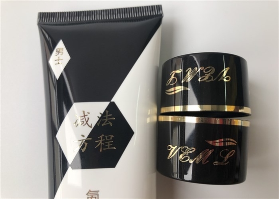 100g Plastic Lotion Tubes Men Amino Acid Oil Control Cleanser Hot Stamping Gold