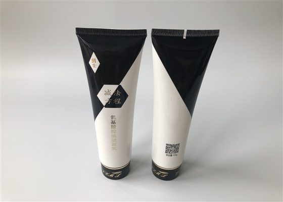 100g Plastic Lotion Tubes Men Amino Acid Oil Control Cleanser Hot Stamping Gold