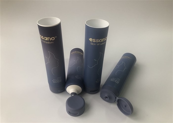 Essano Skin Wisdom Cosmetic Tube Packaging 2 Color Screen Printing Hot Stamping With Frosted Cap