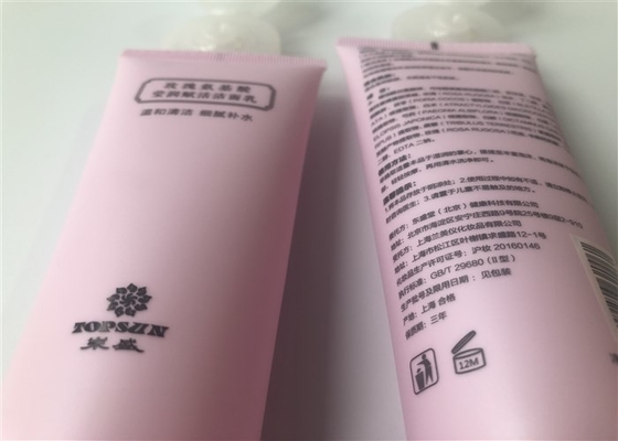 Pink Pearl Tube Rose Amino Acid Brightening And Activating Cleanser 100ml 1-Color Silk Screen With Flip Top Cap
