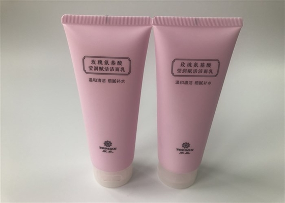 Pink Pearl Tube Rose Amino Acid Brightening And Activating Cleanser 100ml 1-Color Silk Screen With Flip Top Cap
