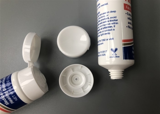 30ml Small Hand Cream Tube Packaging Extruded White Glossy Diameter 25mm