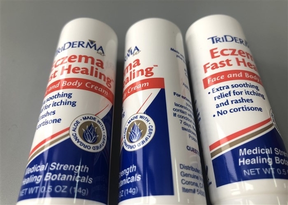 30ml Small Hand Cream Tube Packaging Extruded White Glossy Diameter 25mm