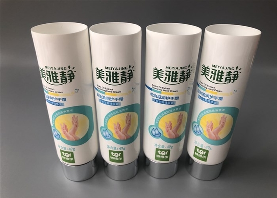 Snake Oil Extract Nourishing Empty Hand Cream Tubes 49g With Straight Flat Cover