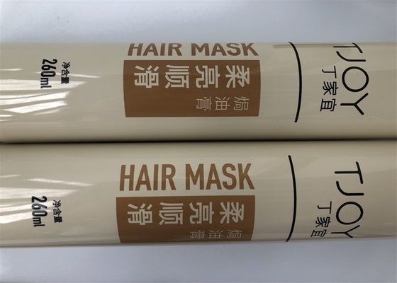 TJOY Hair MASK Colored Plastic Cosmetic Tubes 260ml With Limited Value Screw Cap