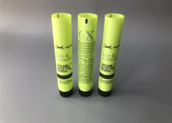 Colorful Pearl Plastic Lotion Tubes 2c Screen Printing With Grinding Straight Flat Cap
