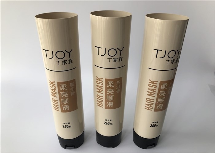 TJOY Hair MASK Colored Plastic Cosmetic Tubes 260ml With Limited Value Screw Cap